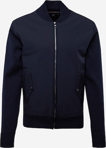 Vestes en maille Tommy Hilfiger Tailored en bleu : devant