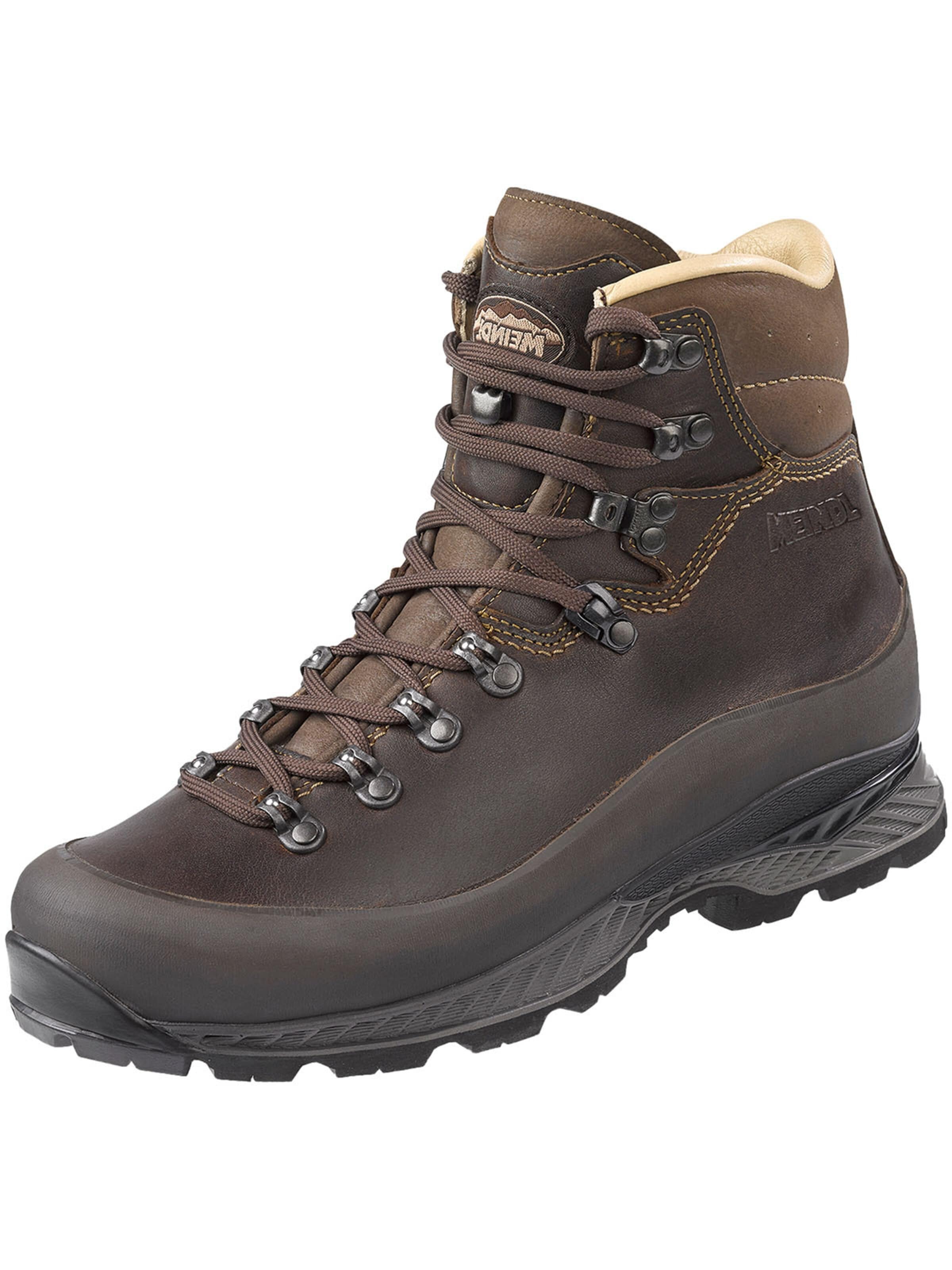 MEINDL Flats 'Wanderschuhe Bergell MFS' in Brown: front