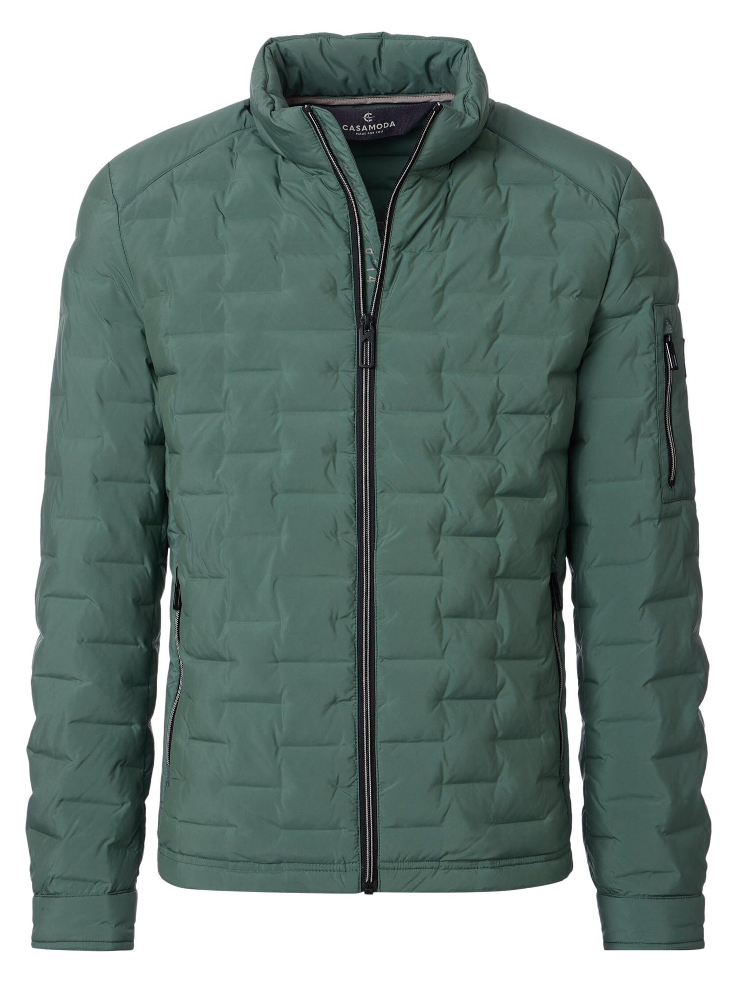 CASAMODA Übergangsjacke 'Basic'‌‌‌‌‌‌ in Grün: Vorderseite