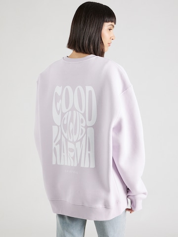 OH APRIL Sweatshirt 'Lilac' in Purple: front