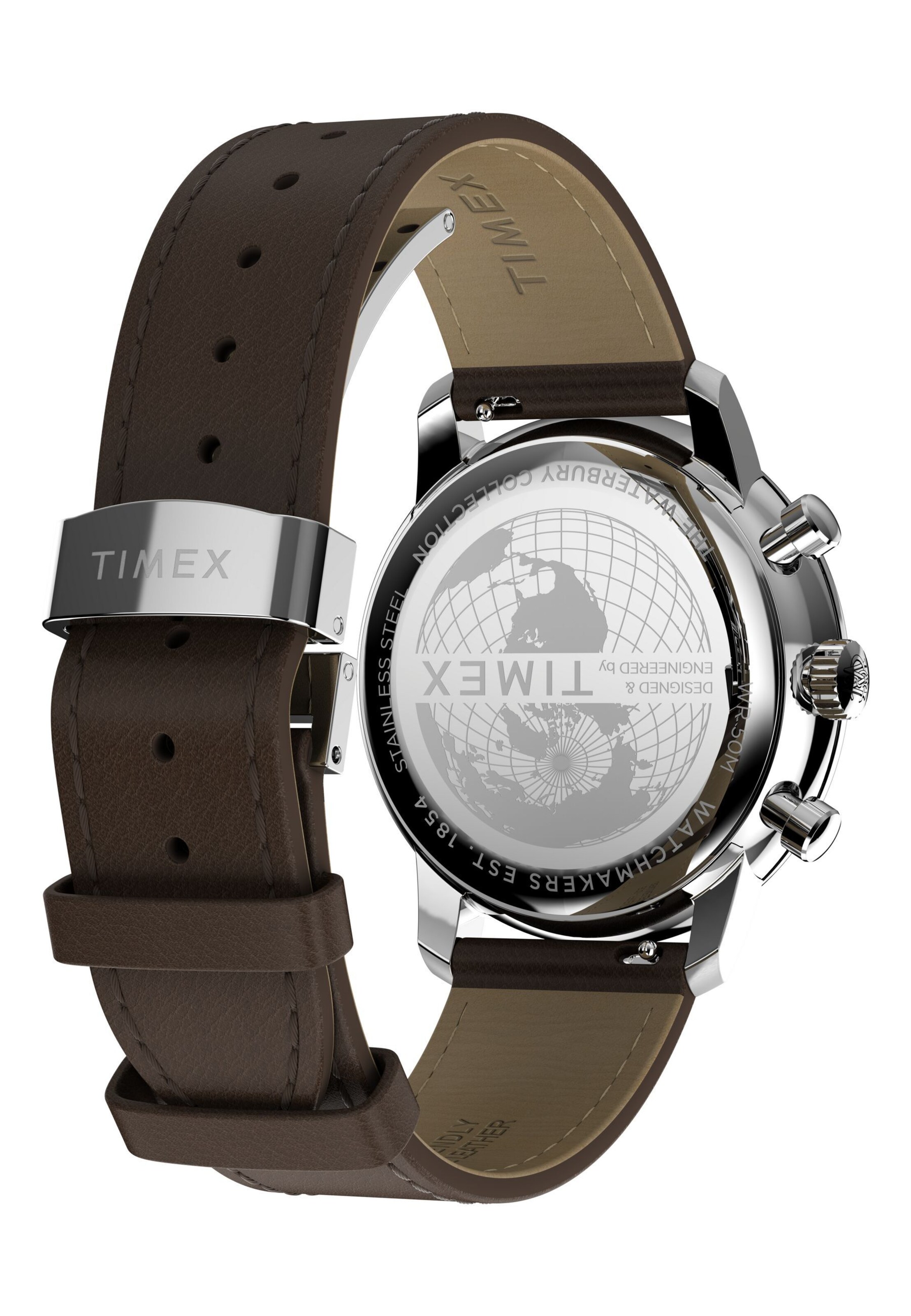 TIMEX Digitaal horloge 'Waterbury Metropolitan' in Zilver