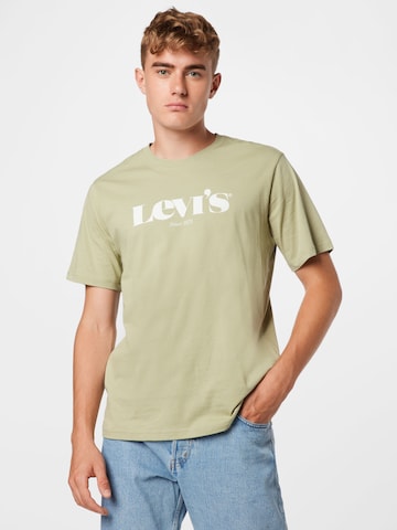 T-Shirt 'Relaxed Fit Tee' LEVI'S ® en vert : devant