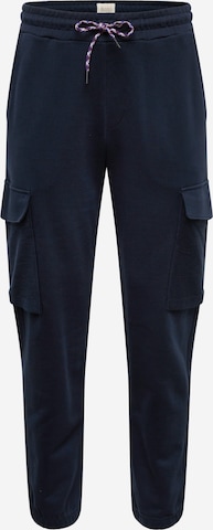 SCOTCH & SODA Tapered Cargo trousers in Blue: front