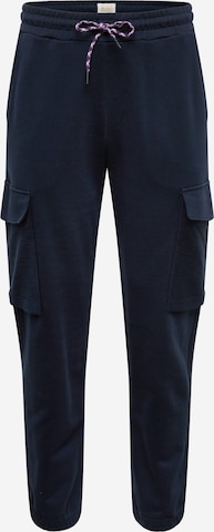 SCOTCH & SODA Tapered Cargobroek in Blauw: voorkant