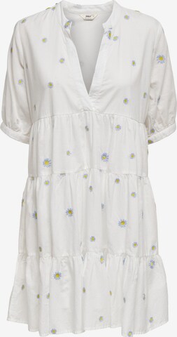 Robe-chemise ONLY en blanc : devant