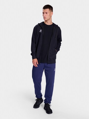 Hummel Athletic Zip-Up Hoodie 'Go 2.0' in Black