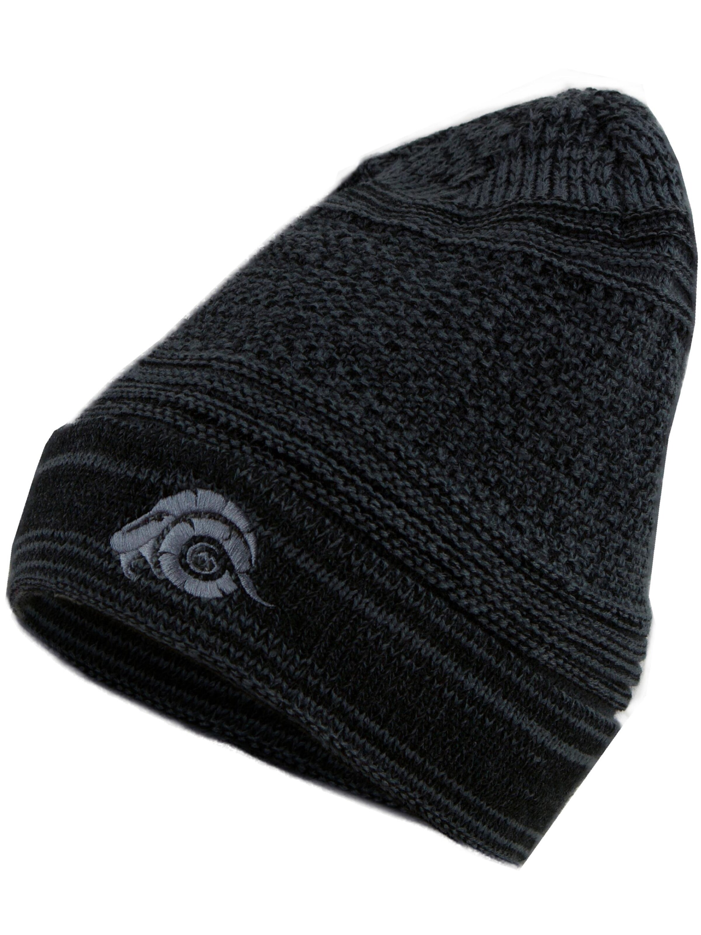 Guggen Mountain Mütze 'Mütze K902 Wintermütze mit leichtem Fleecefutter' in schwarz, Produktansicht