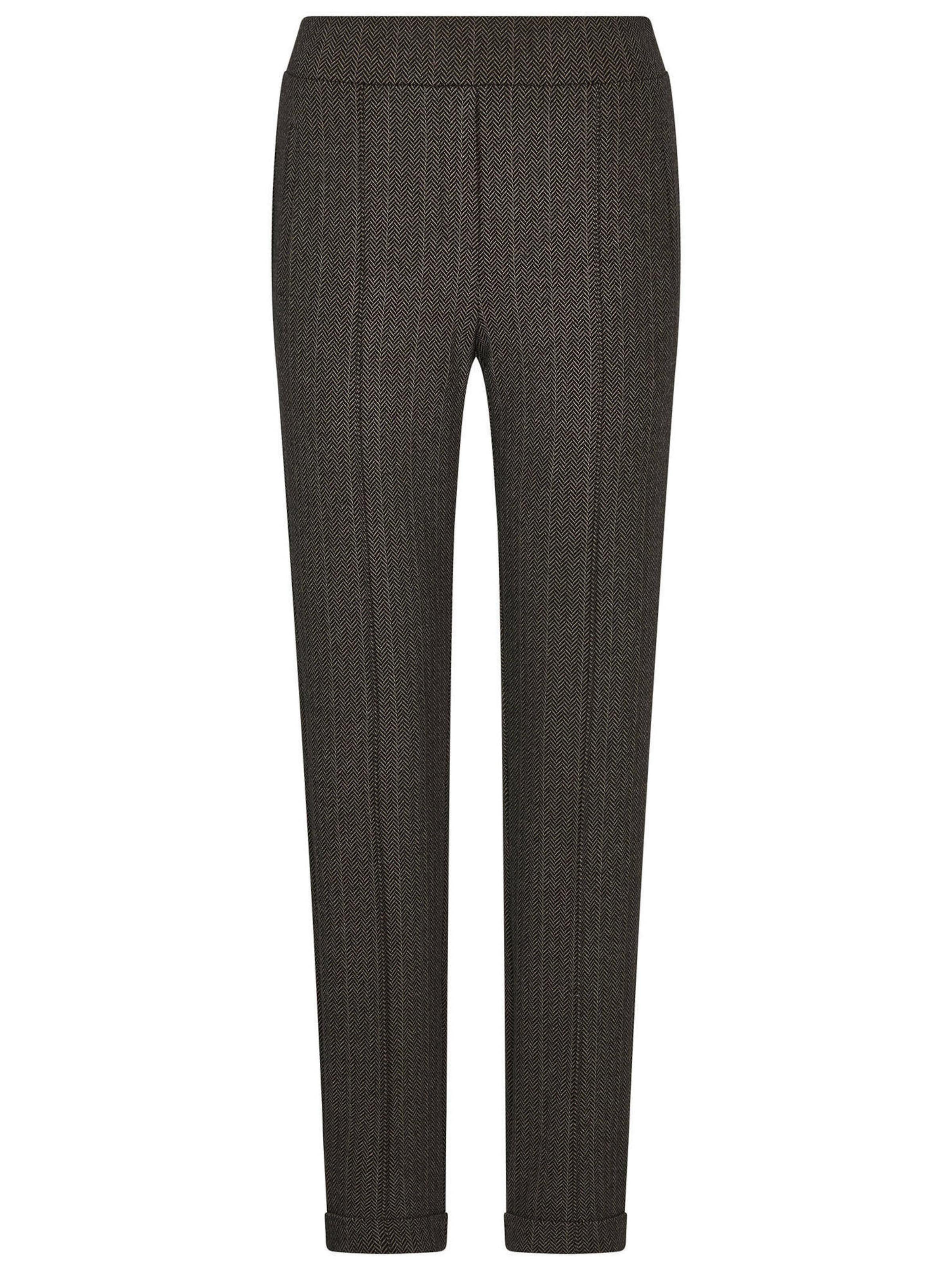 Pantalon à plis 'Carla' Goldner en gris : devant