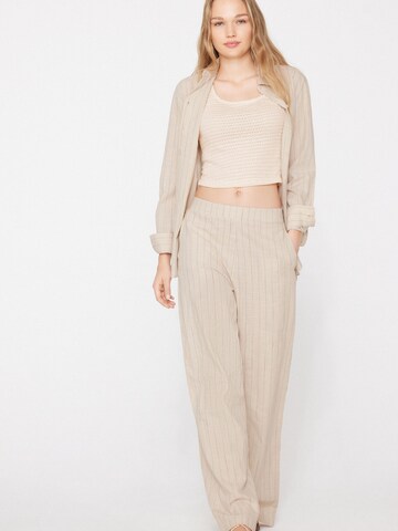 Tezenis Wide leg Pants in Beige