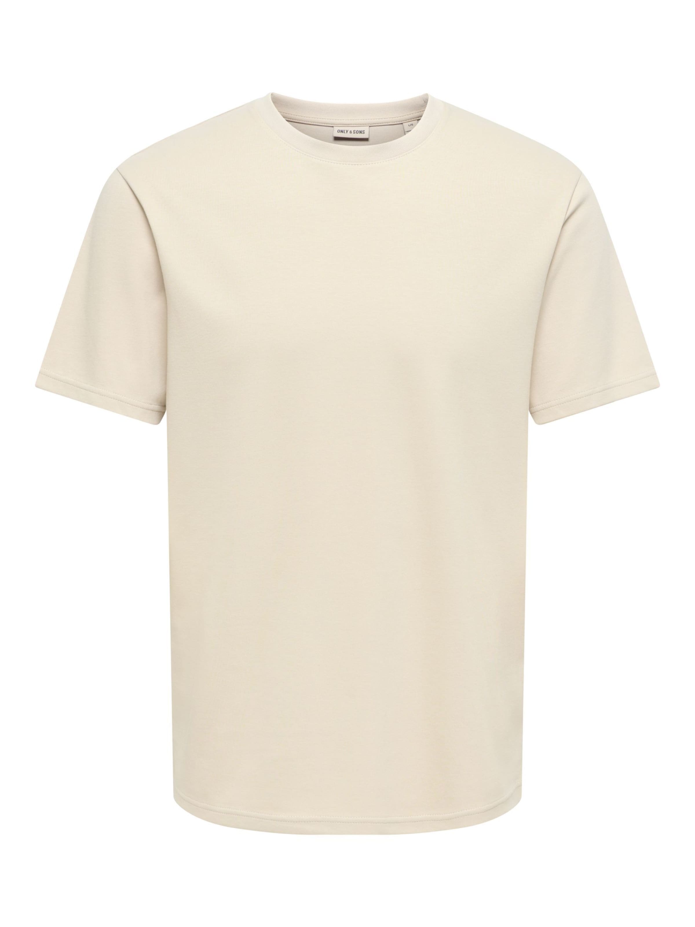 Only & Sons T-Shirt 'ONSCaspian' in Beige: Vorderseite