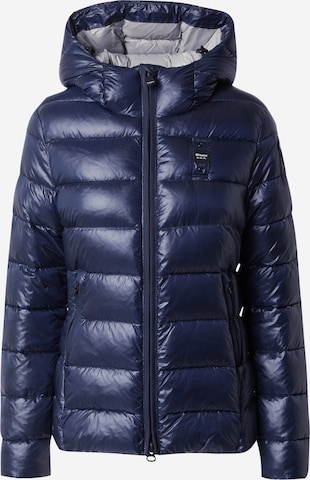 Kapuze Blauer Usa Jacke Blau Usa Steppjacke Herren Parka Blauer