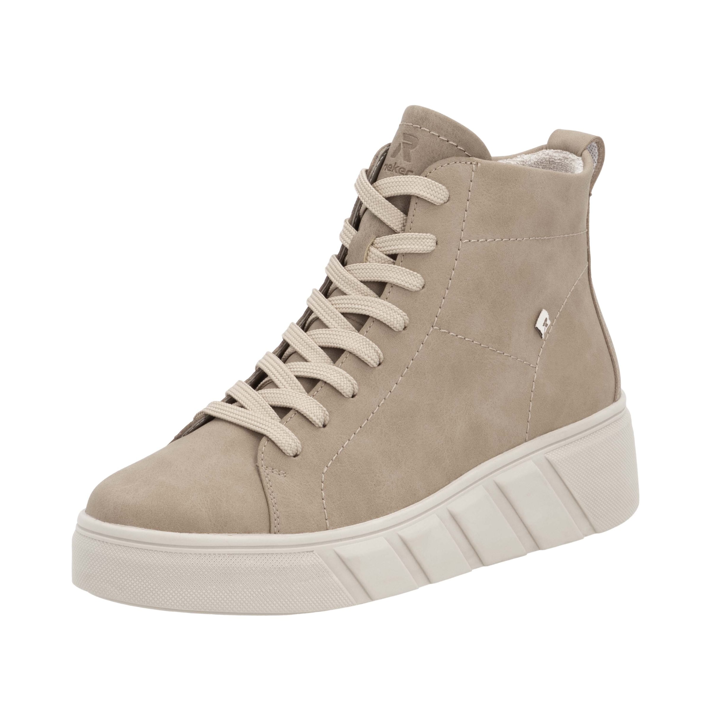 Rieker Sport Sneaker high in dunkelbeige, Produktansicht