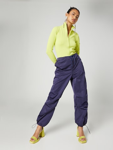 Bella x ABOUT YOU Regular Pants 'Luna' in Blue