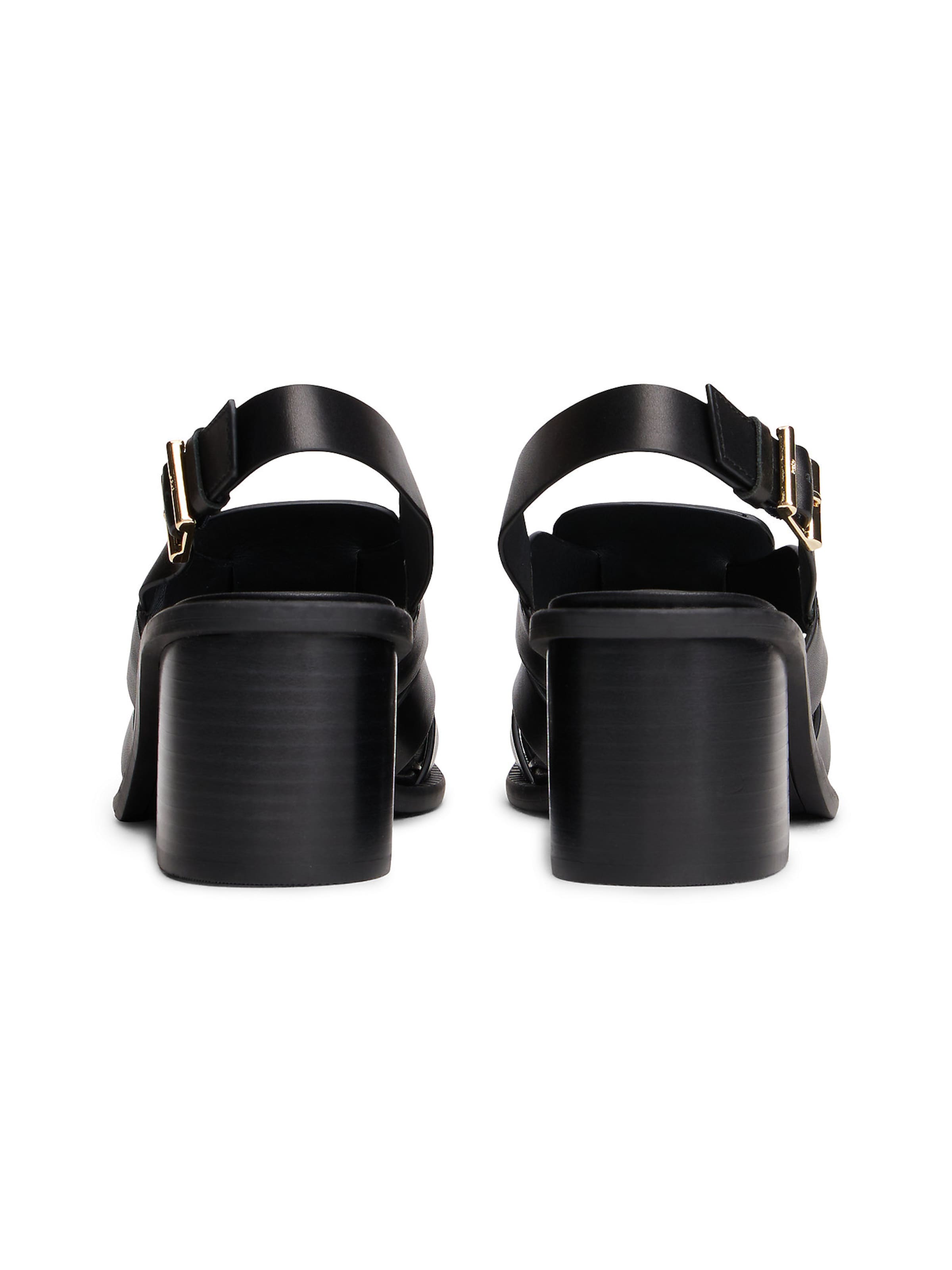 Sandales à lanières TOMMY HILFIGER en noir