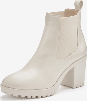 LASCANA Chelsea Boots in Beige: front