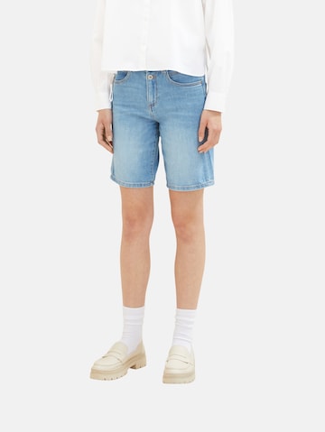 TOM TAILOR Loosefit Shorts 'Kate' in Blau: predná strana