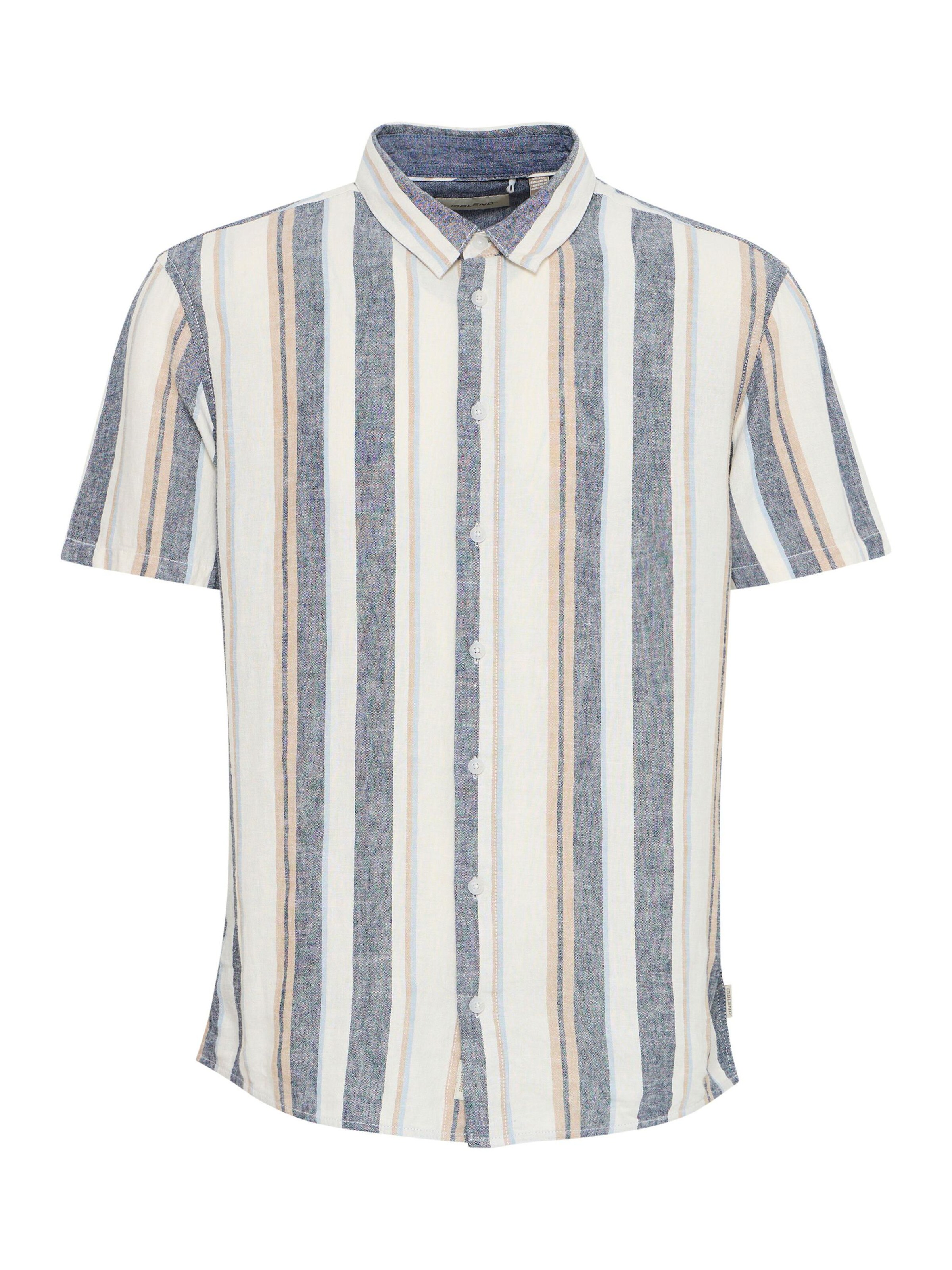 BLEND Regular fit Overhemd 'Bobby' in Wit: voorkant