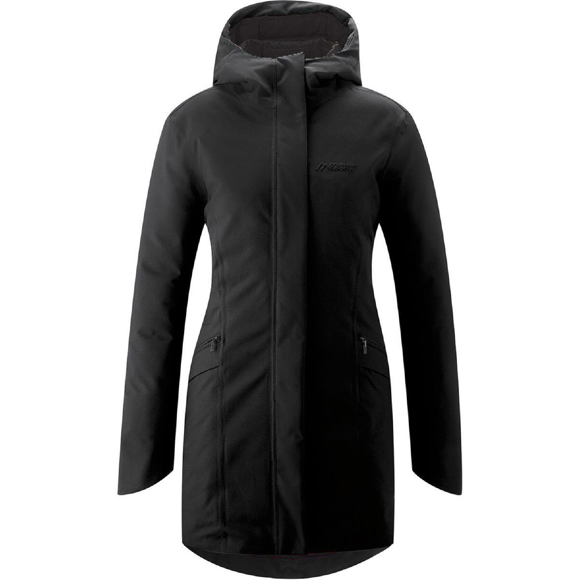 Maier Sports Outdoorjacke 'Henni' in Schwarz: Vorderseite