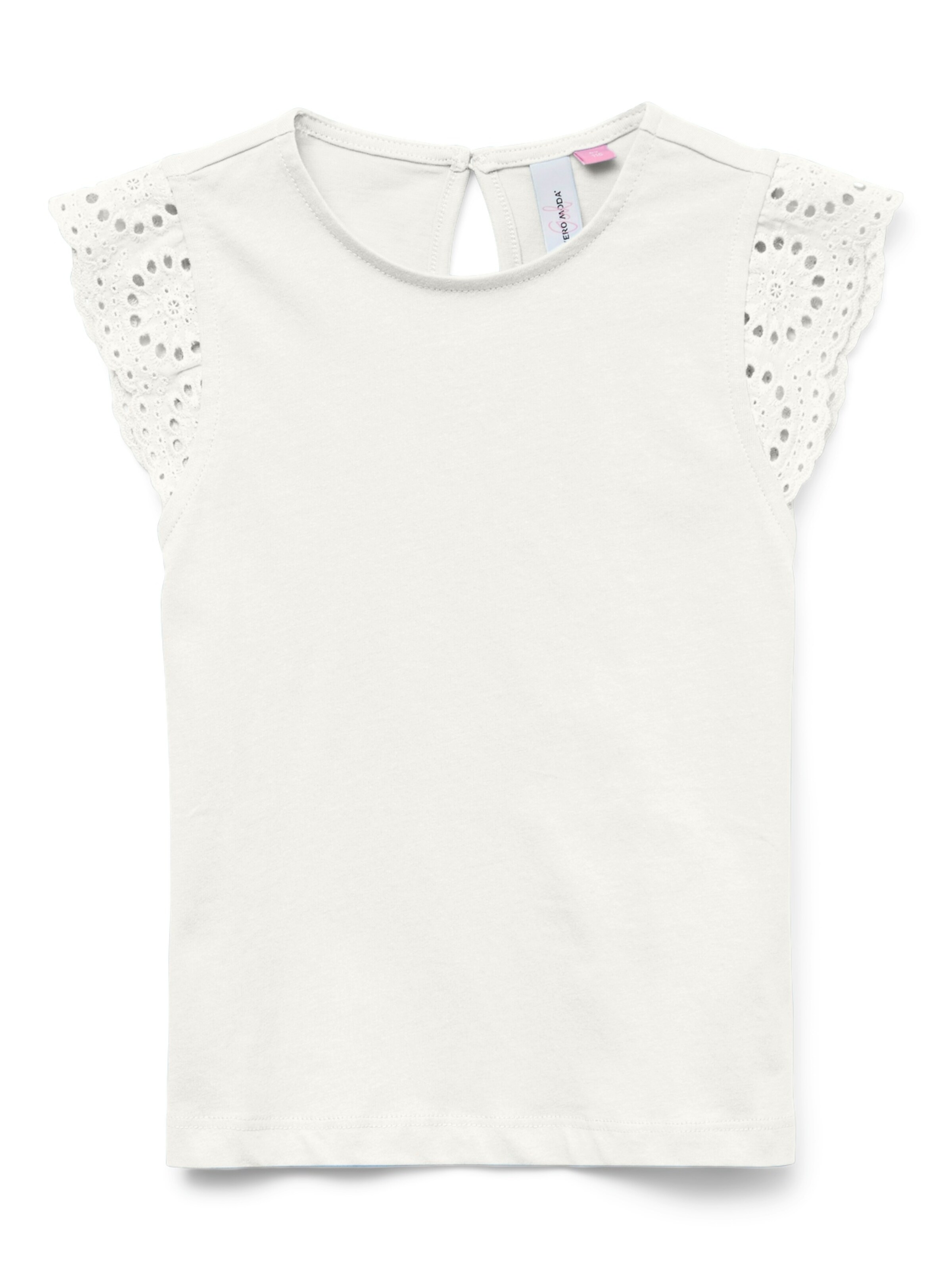 Vero Moda Girl - Blusa em branco: frente