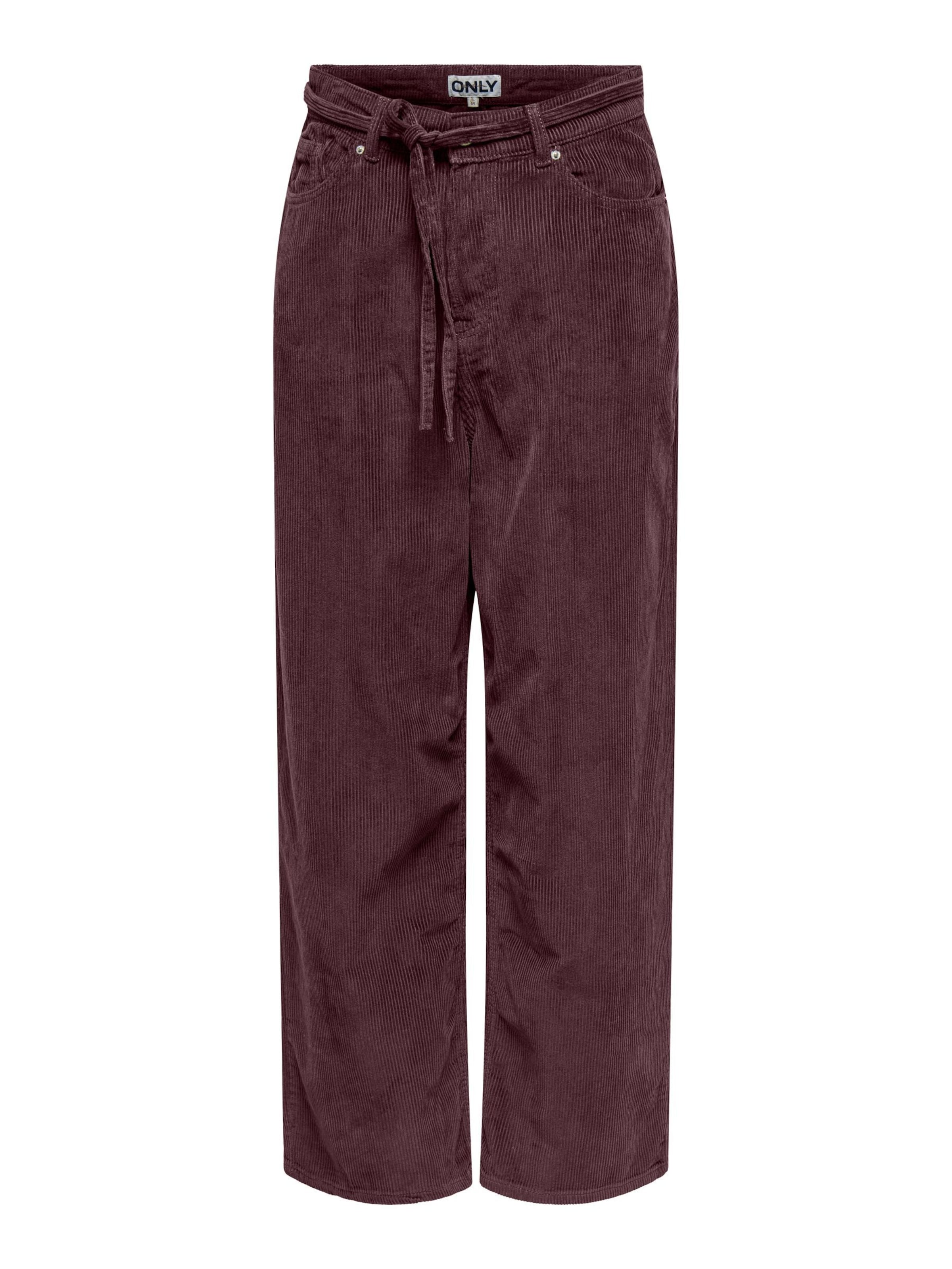 Pantalon 'BLEECKER' ONLY en rouge : devant