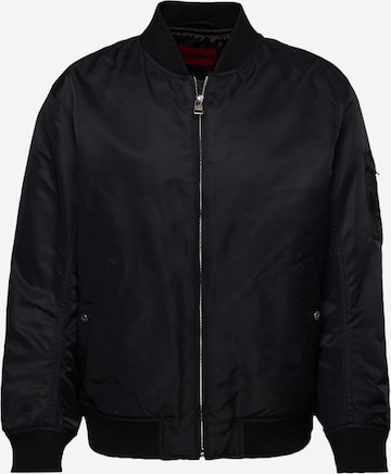 HUGO Демисезонная куртка 'Balam2411' в Черный: спереди