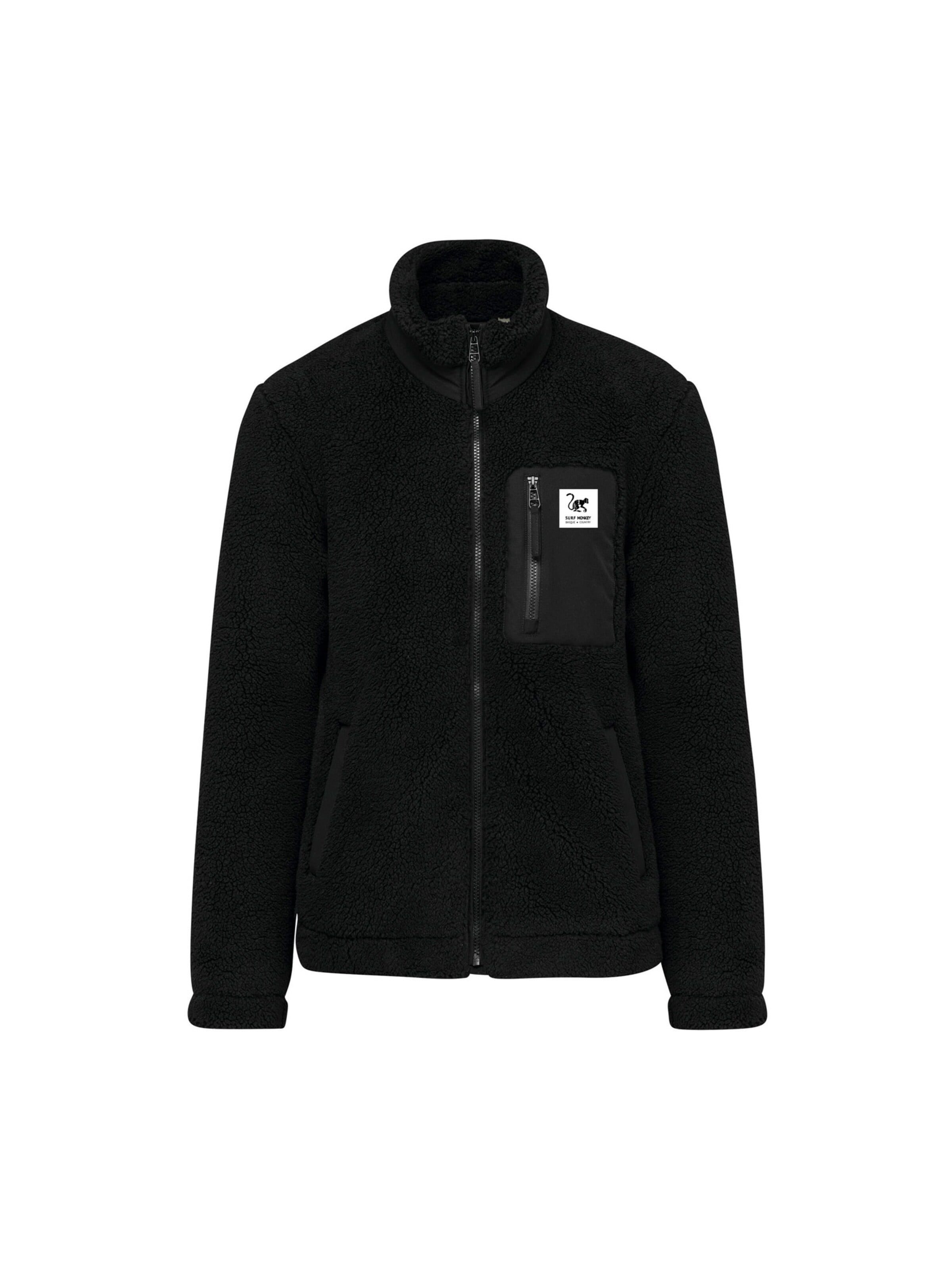 Surf Monkey Bluza polarowa w kolorze czarny: przód