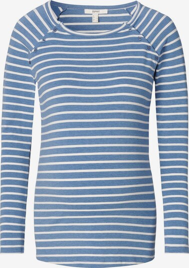 Esprit Maternity Тениска в опушено синьо / бяло, Преглед на продукта