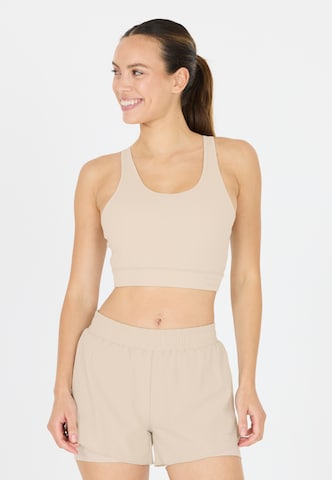 ENDURANCE Bustier Sport bh 'Cynthian' in Beige: voorkant