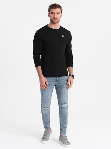 Ombre Shirt in Black
