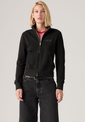 LEVI'S ® Sweatjacke in Schwarz: Vorderseite