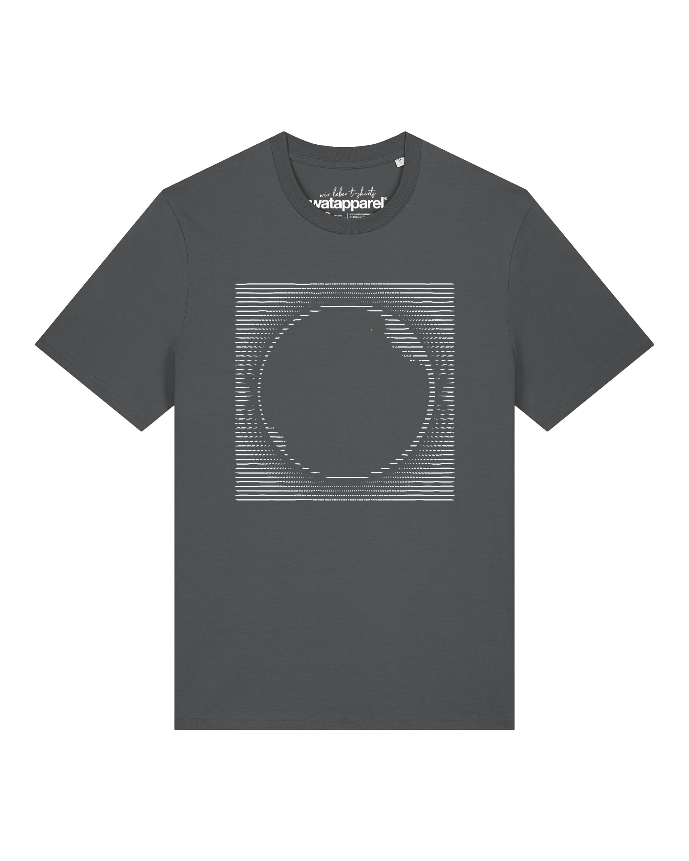 T-Shirt 'Sonnenfinsternis' Watapparel en gris : devant