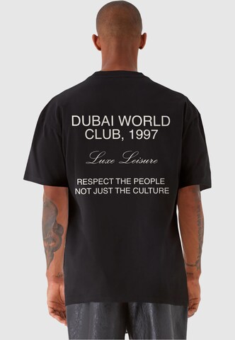 Maglietta 'Dubai World' di 9N1M SENSE in nero: frontale