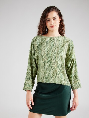 DRYKORN Blouse 'NIALINI' in Groen: voorkant