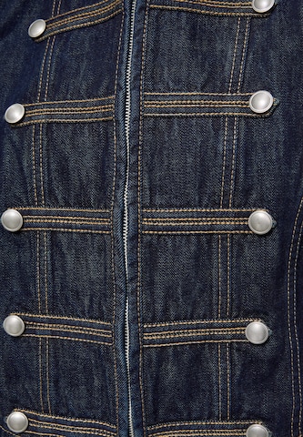 Geacă de primăvară-toamnă de la Pull&Bear pe albastru