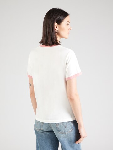 Lee T-Shirt  'RINGER TEE' in Pink