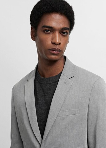 MANGO MAN Slim fit Suit Jacket 'Paulo' in Grey