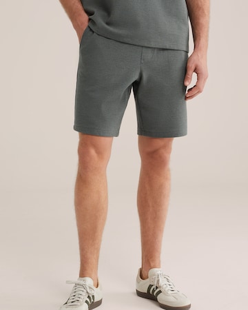 WE Fashion Свободный крой Штаны в Зеленый: спереди