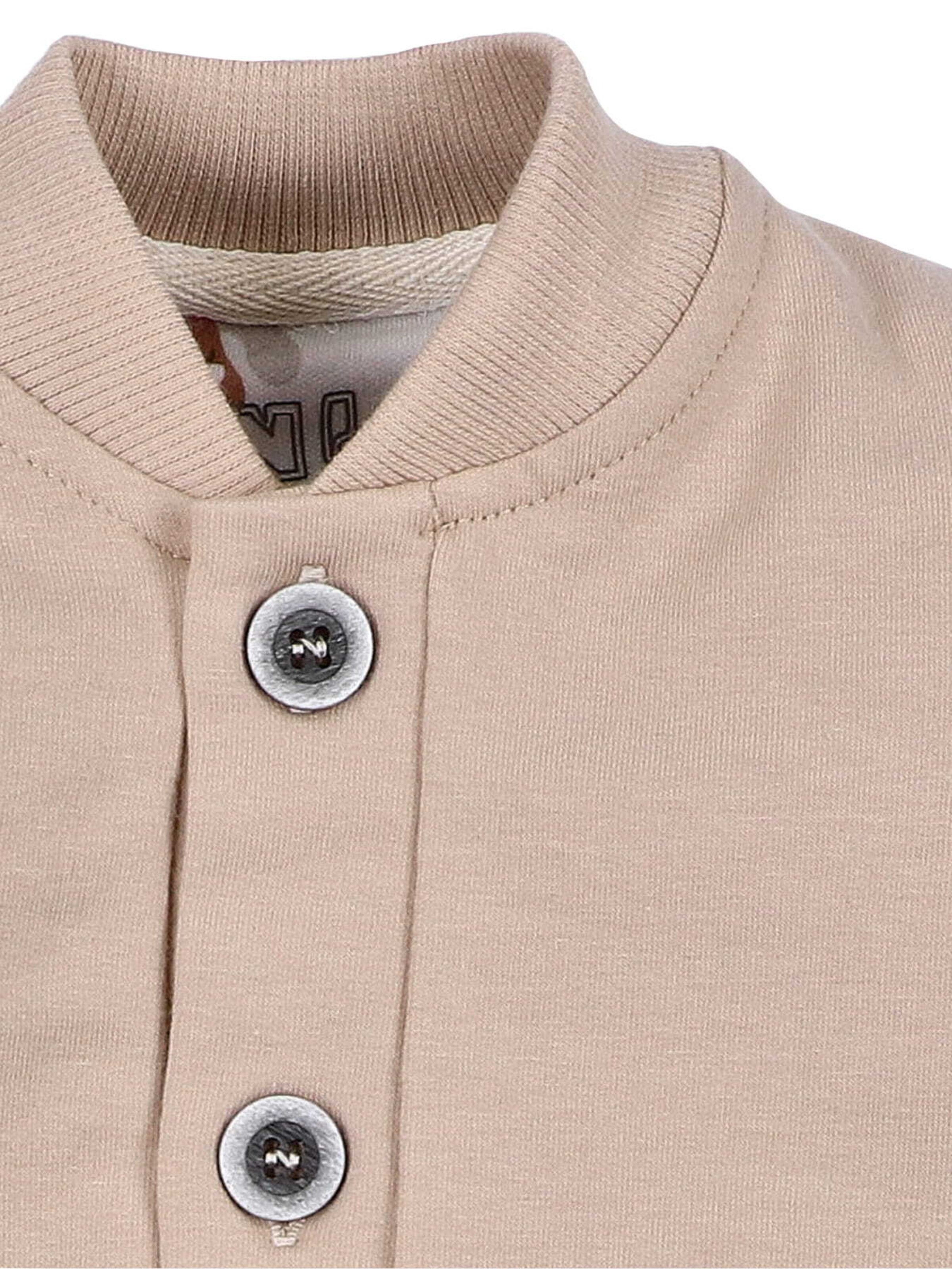 NINI Sweatjacke 'Hund' in Beige