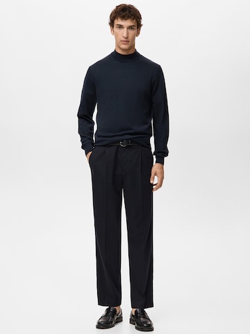 MANGO MAN Sveter 'WILLYM' - Modrá