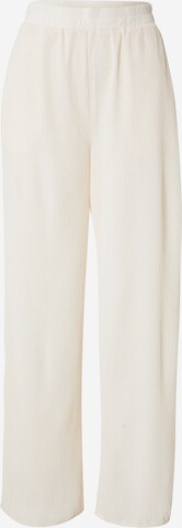 Wide Leg Pantalon NLY by Nelly en blanc : devant