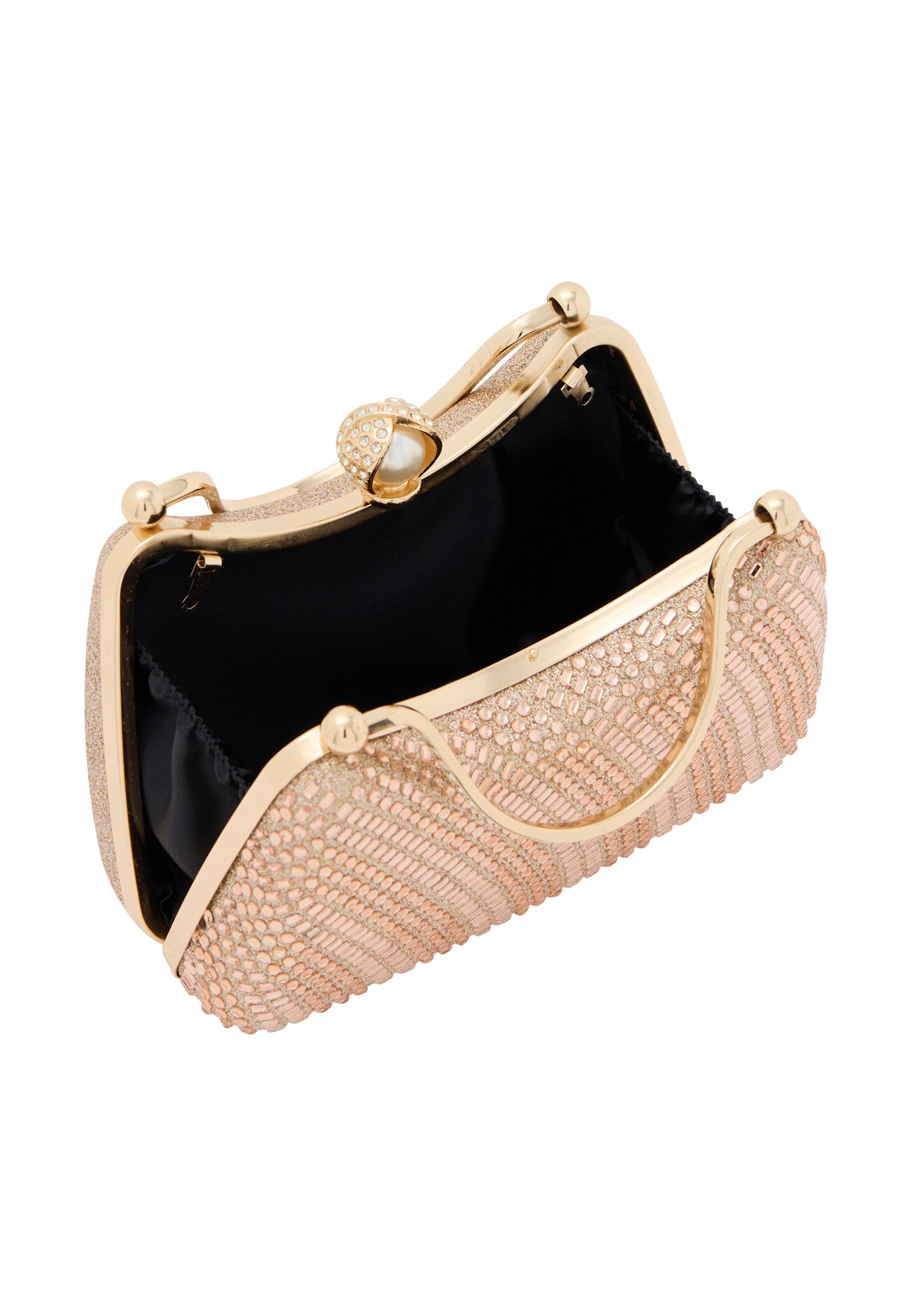 rozā faina "Clutch" stila somiņa