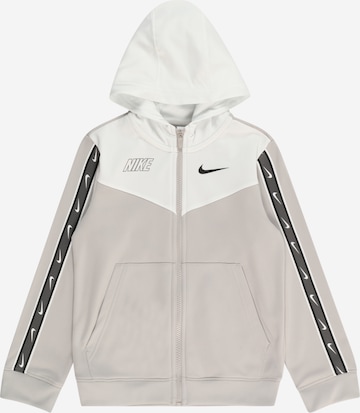 Nike Sportswear Zip-Up Hoodie in Grey: front