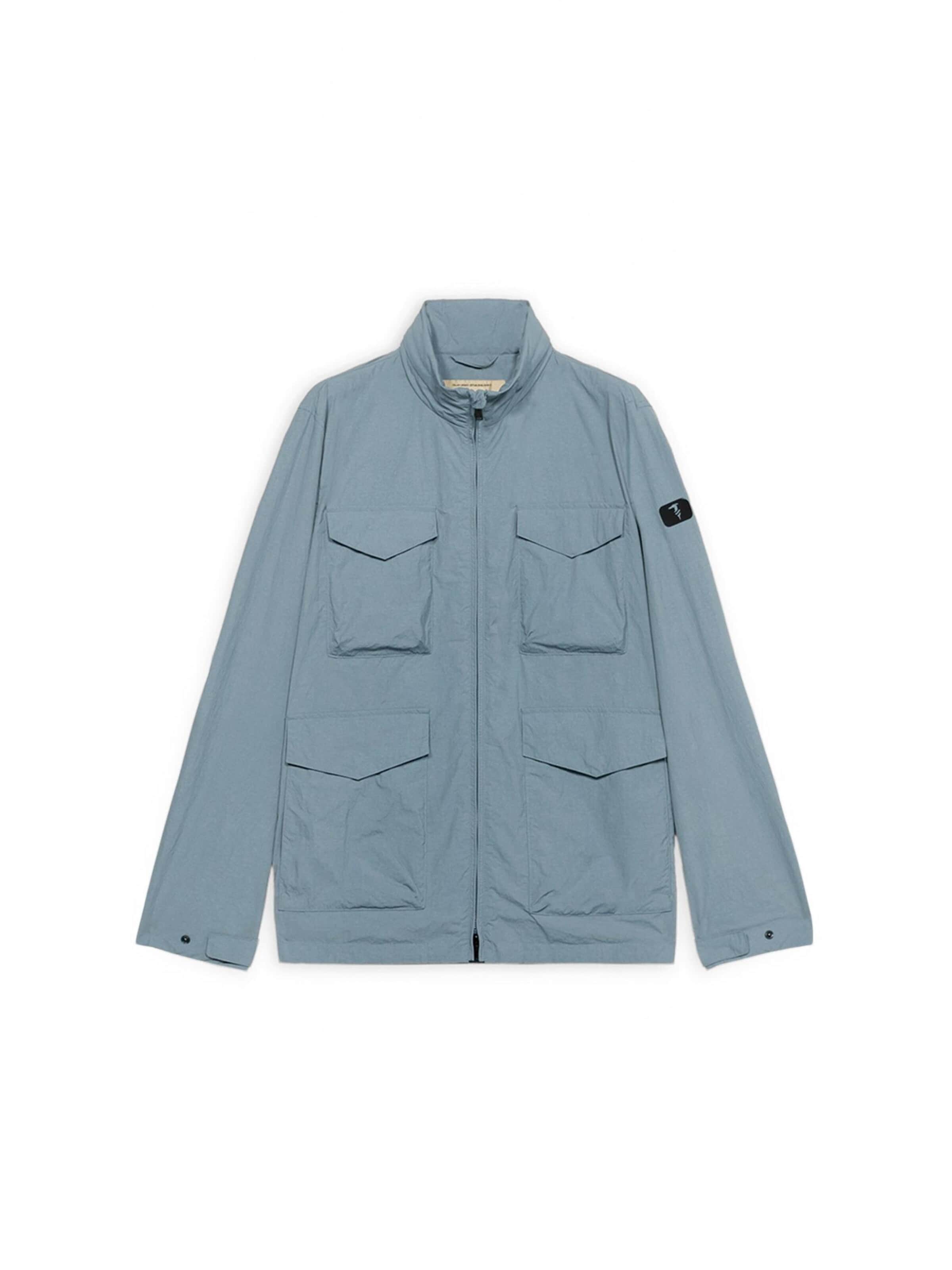 Veste mi-saison Trussardi en bleu : devant