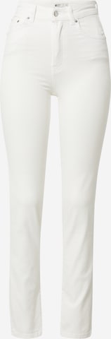 Gina Tricot Slimfit Jeans in Weiß: predná strana