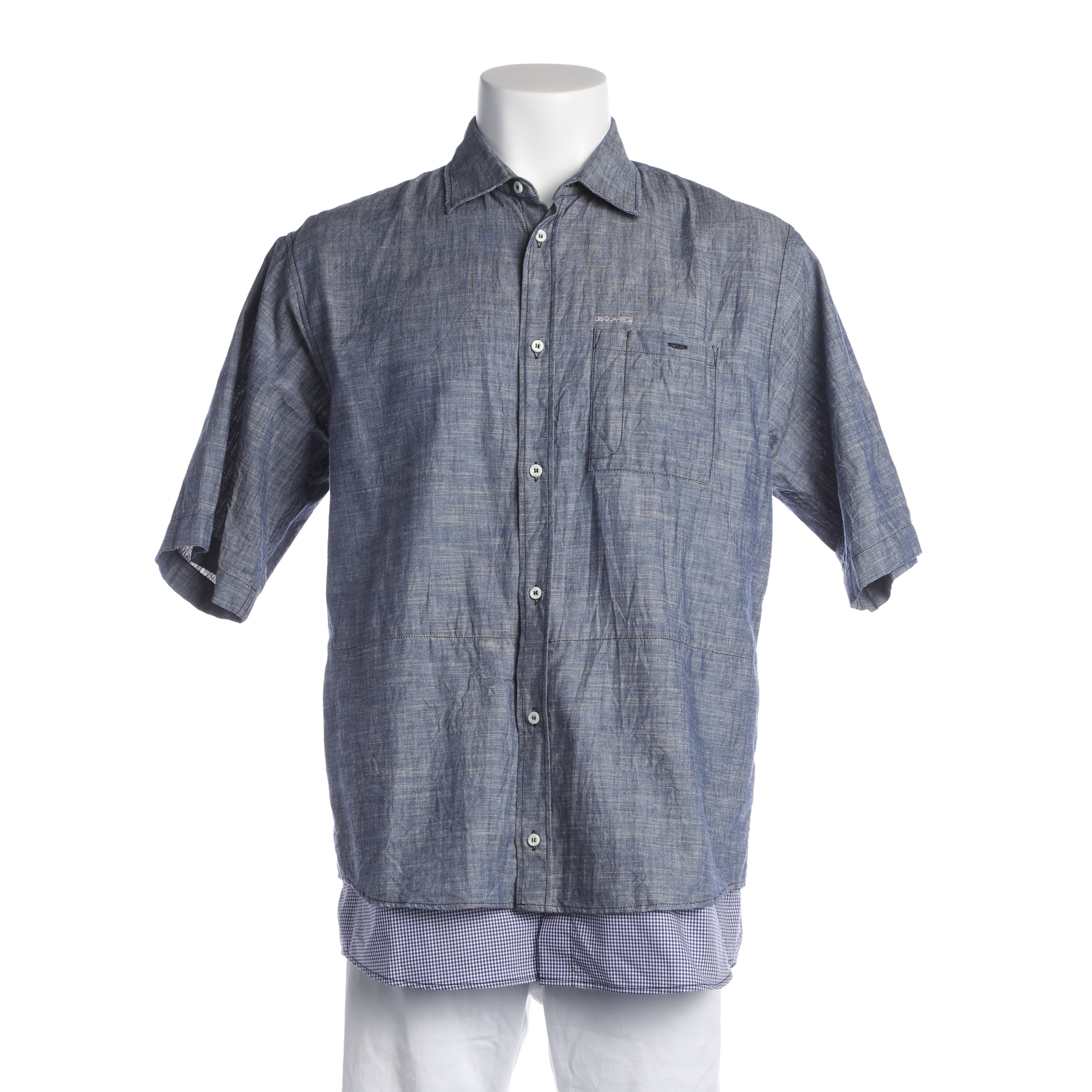 DSQUARED2 Freizeithemd / Shirt / Polohemd langarm in L-XL in navy, Produktansicht