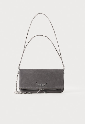 Borsa a spalla 'ROCK' di Zadig & Voltaire in grigio: frontale