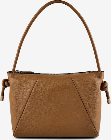 FOSSIL Schultertasche 'Willa' in Beige: Vorderseite