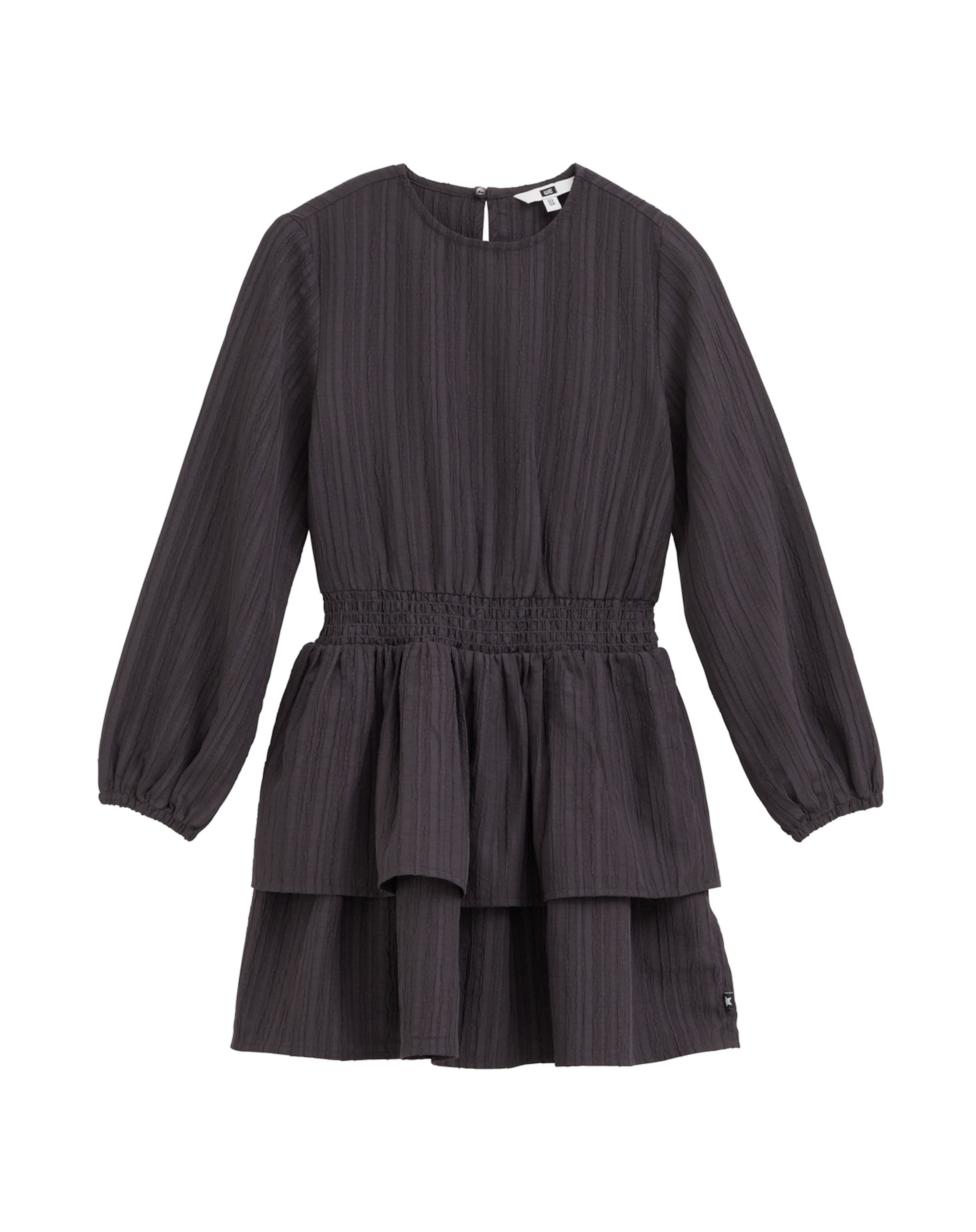 WE Fashion Рокля 'Meisjes' в сиво: отпред