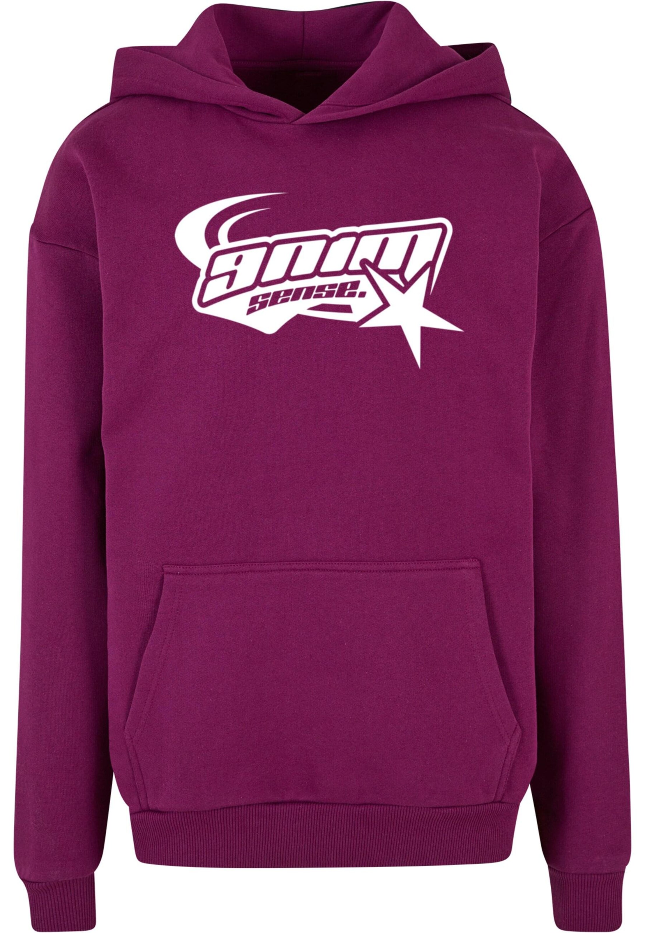 9N1M SENSE Sweatshirt 'Star' i lila: framsida