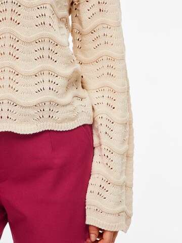 VILA Pullover 'VIWave' i beige